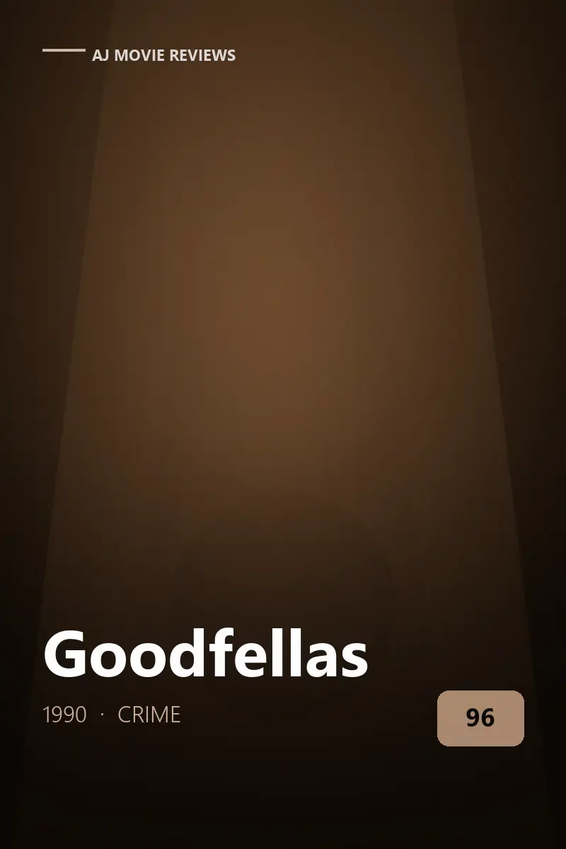 Goodfellas (1990) review artwork — crime film directed by Martin Scorsese