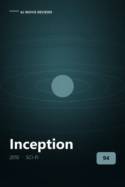 Inception (2010) review cover art — sci-fi film directed by Christopher Nolan