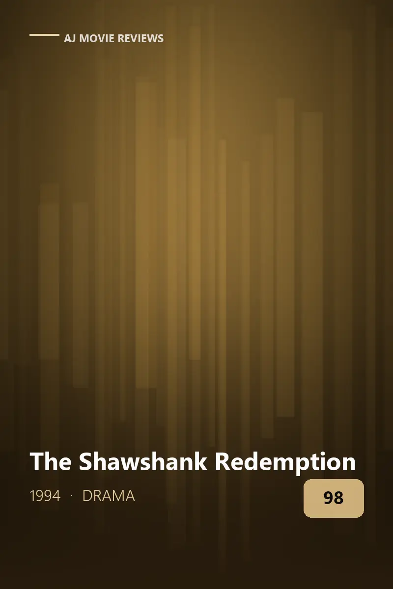 The Shawshank Redemption (1994) review cover art