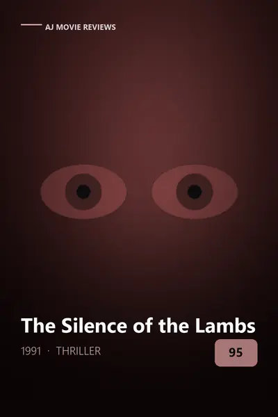 The Silence of the Lambs (1991) review cover art — thriller film directed by Jonathan Demme