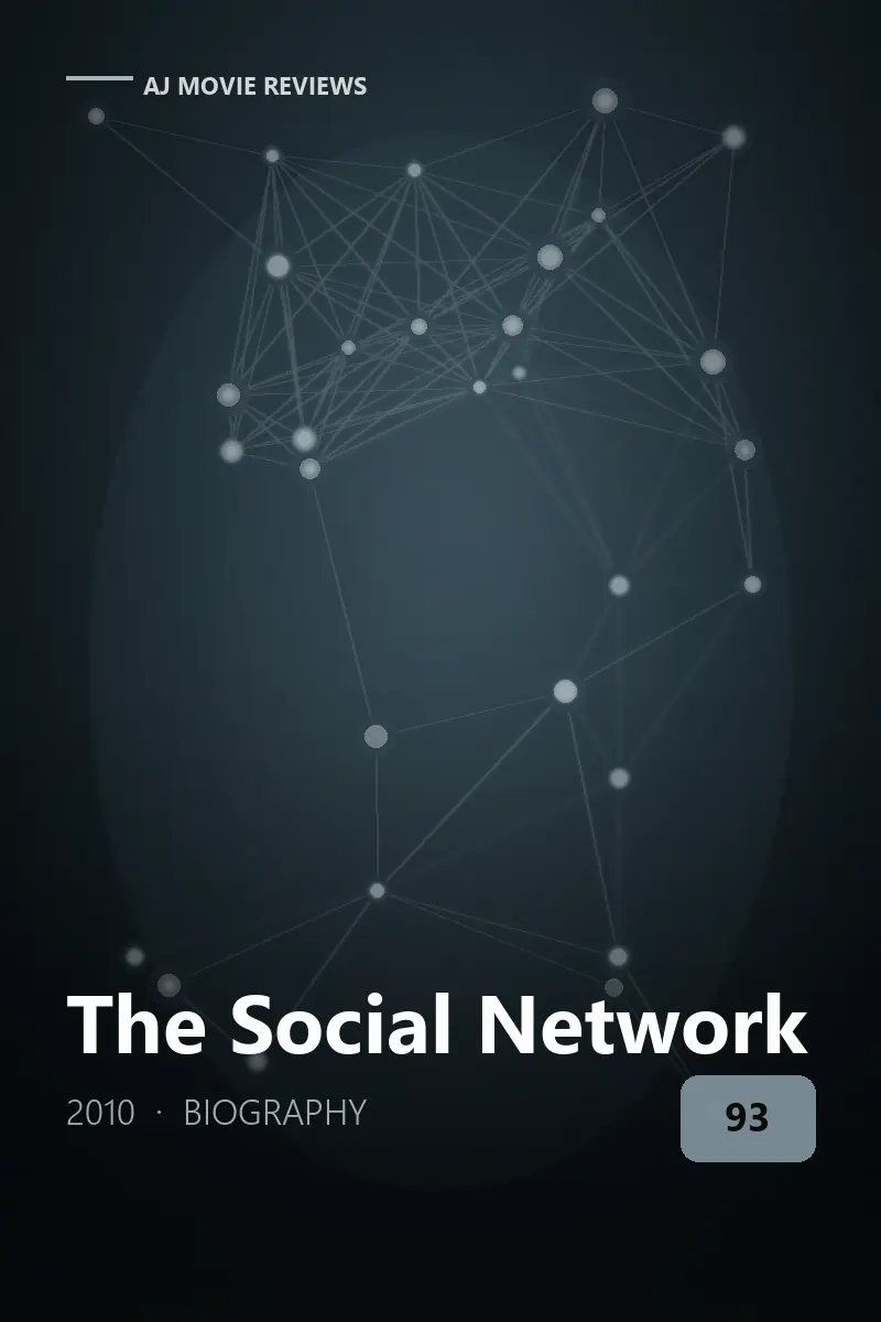The Social Network (2010) review artwork — biography film directed by David Fincher